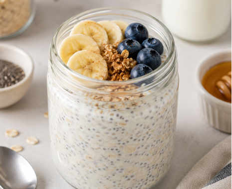 Overnight Oats με Κεφίρ