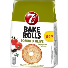 7 DAYS BAKE ROLLS ΝΤΟΜΑΤΑ ΕΛΙΑ ΚΑΙ ΡΙΓΑΝΗ 150gr