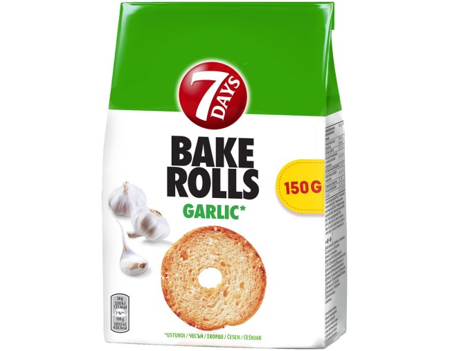 7DAYS BAKE ROLLS ΣΚΟΡΔΟ 150gr