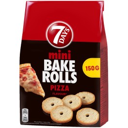 7 DAYS MINI BAKE ROLLS PIZZA 150gr