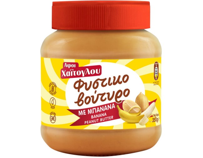 ΑΦΟΙ ΧΑΙΤΟΓΛΟΥ ΦΥΣΤΙΚΟΒΟΥΤΥΡΟ ME ΜΠΑΝΑΝΑ 350gr