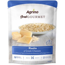 AGRINO GREEK GOURMET RISOTTO 4 ΤΥΡΙΑ 200gr