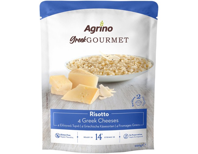 AGRINO GREEK GOURMET RISOTTO 4 ΤΥΡΙΑ 200gr
