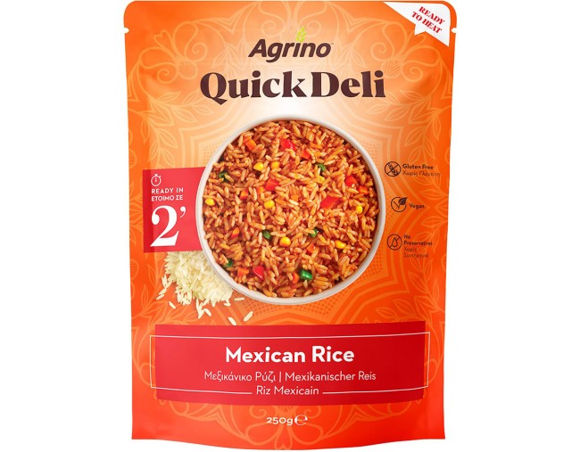AGRINO QICK DELI ΜΕΞΙΚΑΝΙΚΟ ΡΥΖΙ 250gr