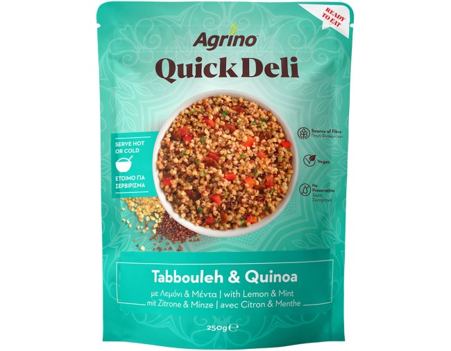 AGRINO QUICK DELI ΤΑΜΠΟΥΛΕ & ΚΙΝΟΑ 250gr