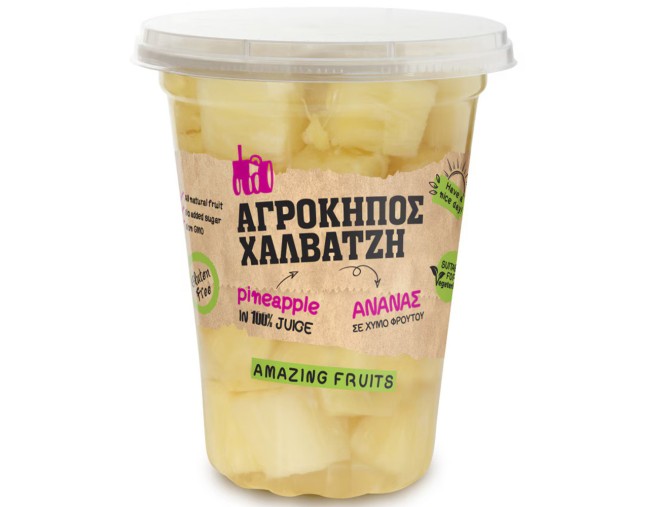 ΑΓΡΟΚΗΠΟΣ ΧΑΛΒΑΤΖΗ ΦΡΟΥΤΟΣΑΛΑΤΑ ΑΝΑΝΑΣ 400gr ΕΒΔΟΜΑΔΙΑΙΕΣ ΠΡΟΣΦΟΡΕΣ