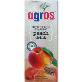 AGROS ΦΡΟΥΤΟΠΟΤΟ ΡΟΔΑΚΙΝΟ 250ml
