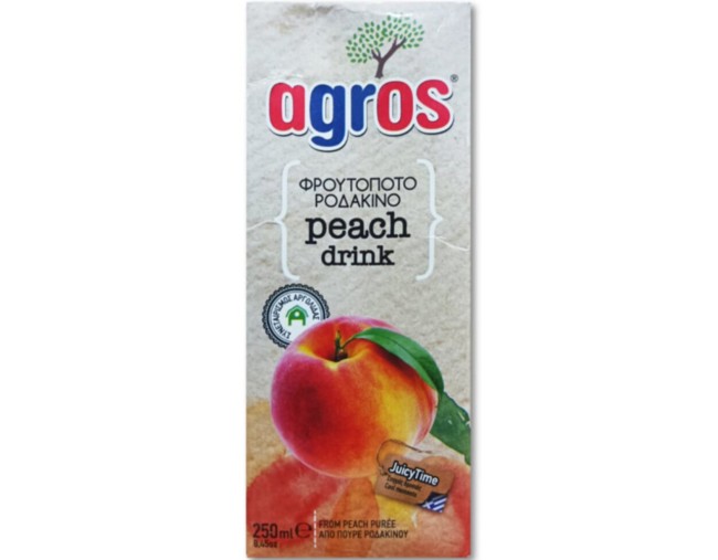 AGROS ΦΡΟΥΤΟΠΟΤΟ ΡΟΔΑΚΙΝΟ 250ml