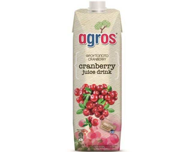 AGROS ΦΡΟΥΤΟΠΟΤΟ  CRANBERRY 1lt