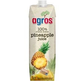 AGROS 100% ΧΥΜΟΣ ΑΝΑΝΑ 1lt