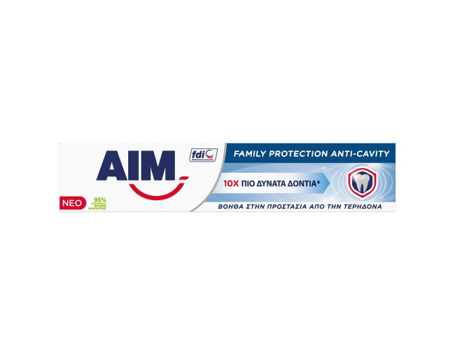 AIM FAMILY PROTECTION ANTI-CAVITY ΟΔΟΝΤOKΡΕΜΑ 75ml
