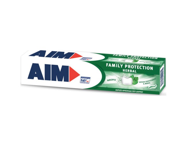 AIM ΟΔΟΝΤΟΚΡΕΜΑ FAMILY PROTECTION HERBAL 75ml