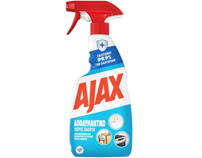 AJAX ΑΠΟΛΥΜΑΝΤΙΚΟ ΧΩΡΙΣ ΧΛΩΡΙΟ ΜΕ ΑΝΤΛΙΑ 500ml