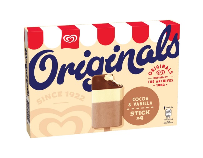 ALGIDA ORIGINALS COCOA & VANILLA STICK 4x320ml ΕΒΔΟΜΑΔΙΑΙΕΣ ΠΡΟΣΦΟΡΕΣ