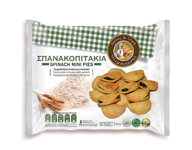 ΑΛΙΜΠΙΝΙΣΗΣ ΣΠΑΝΑΚΟΠITAΚΙΑ 600gr