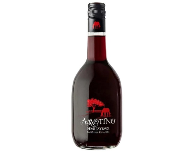 AΛΛΟΤΙΝΟ ΕΡΥΘΡΟΣ ΗΜΙΓΛΥΚΟΣ ΟΙΝΟΣ 500ml