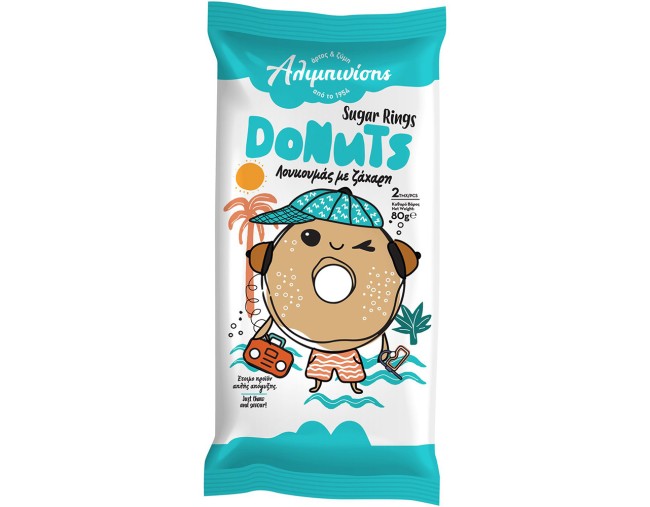 ΑΛΙΜΠΙΝΙΣΗΣ DONUTS ΖΑΧΑΡΗΣ 2x40gr