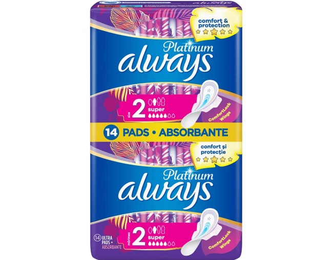 ALWAYS PLATINUM No2 SUPER 14τεμ