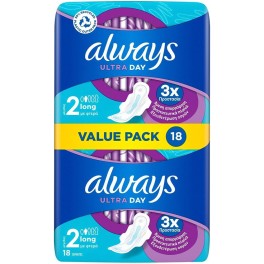 ALWAYS ULTRA DAY LONG ΣΕΡΒΙΕΤΕΣ 18τμχ
