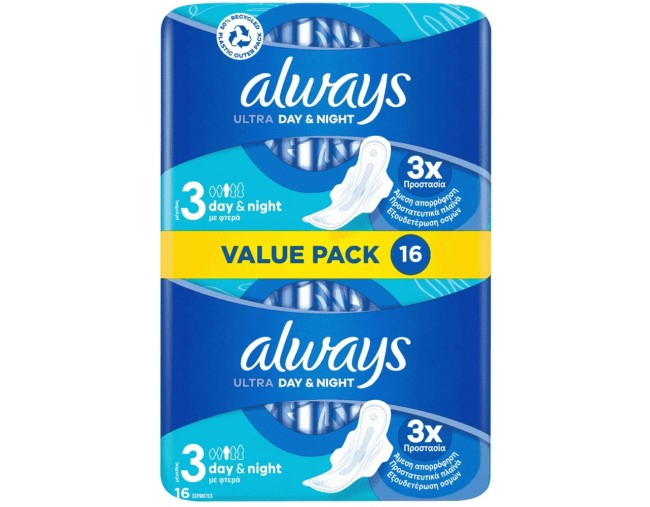 ALWAYS ULTRA DAY & NIGHT 16τμχ