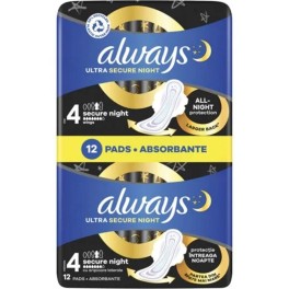 ALWAYS ULTRA SECURE NIGHT N4 12τμχ