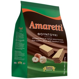 AMARETTI ΓΚΟΦΡΕΤΑΚΙΑ ΜΕ ΚΡΕΜΑ ΦΟΥΝΤΟΥΚΙΟΥ 125gr AMARETTI ΓΚΟΦΡΕΤΑΚΙΑ ΜΕ ΚΡΕΜΑ ΦΟΥΝΤΟΥΚΙΟΥ 125gr