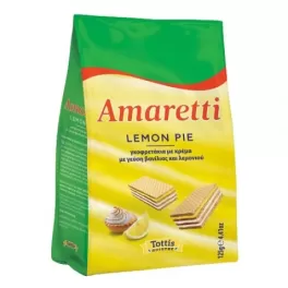 AMARETTI ΓΚΟΦΡΕΤΑΚΙΑ ΜΕ ΚΡΕΜΑ ΒΑΝΙΛΙΑ & ΛΕΜΟΝΙ 125gr AMARETTI ΓΚΟΦΡΕΤΑΚΙΑ ΜΕ ΚΡΕΜΑ ΒΑΝΙΛΙΑ & ΛΕΜΟΝΙ 125gr