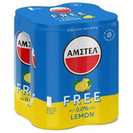 ΑΜΣΤΕΛ FREE LEMON ΜΠΥΡΑ 3+1 ΔΩΡΟ 4x330ml ΑΜΣΤΕΛ FREE LEMON ΜΠΥΡΑ 3+1 ΔΩΡΟ 4x330ml