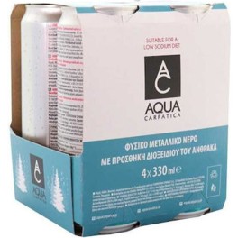 AQUA CARPATICA SPARKLING ΦΥΣΙΚΟ ΜΕΤΑΛΛΙΚΟ ΝΕΡΟ 4x330ml AQUA CARPATICA SPARKLING ΦΥΣΙΚΟ ΜΕΤΑΛΛΙΚΟ ΝΕΡΟ 4x330ml