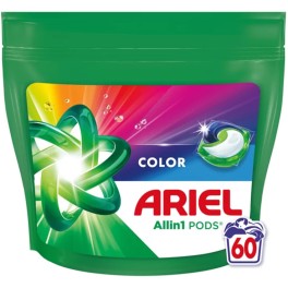 ARIEL ALL IN 1 PODS COLOR ΑΠΟΡΡΥΠΑΝΤΙΚΟ ΠΛΥΝΤΗΡΙΟΥ ΡΟΥΧΩΝ 60 ΚΑΨΟΥΛΕΣ ARIEL ALL IN 1 PODS COLOR ΑΠΟΡΡΥΠΑΝΤΙΚΟ ΠΛΥΝΤΗΡΙΟΥ ΡΟΥΧΩΝ 60 ΚΑΨΟΥΛΕΣ