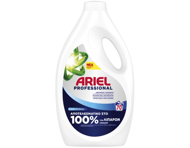 ARIEL PRO ΥΓΡΟ ΑΠΟΡΡΥΠΑΝΤΙΚΟ ΠΛΥΝΤΗΡΙΟΥ ΡΟΥΧΩΝ 70 ΜΕΖΟΥΡΕΣ 3.15lt