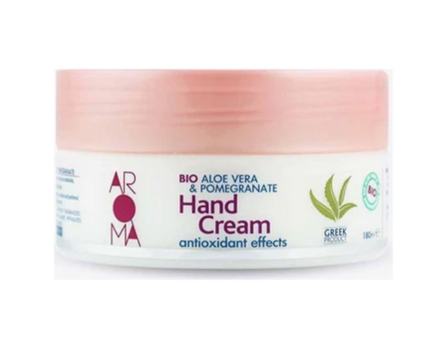 AROMA HAND CREAM BIO ΑΛΟΗ Κ ΡΟΔΙ 180ml