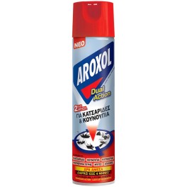 AROXOL DUAL ACTION SPRAY ΓΙΑ ΚΑΤΣΑΡΙΔΕΣ & ΚΟΥΝΟΥΠΙΑ 300ml AROXOL DUAL ACTION SPRAY ΓΙΑ ΚΑΤΣΑΡΙΔΕΣ & ΚΟΥΝΟΥΠΙΑ 300ml