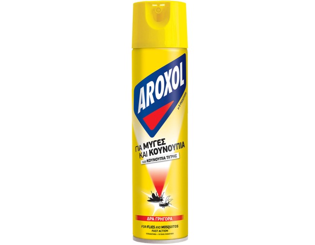AROXOL SPRAY ΓΙΑ ΜΥΓΕΣ ΚΑΙ ΚΟΥΝΟΥΠΙΑ 300ml