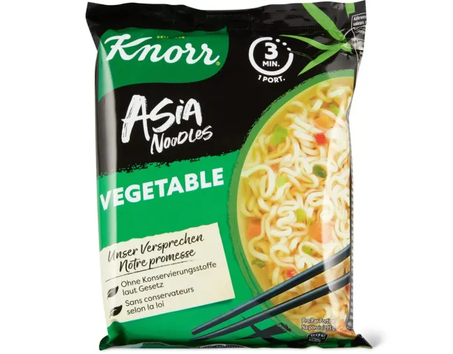KNORR ASIA NOODLES VEGETABLE 70gr