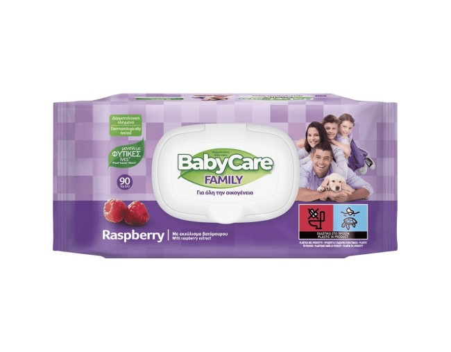 BABY CARE FAMILY ΜΕ ΕΚΧΥΛΙΣΜΑ ΒΑΤΟΜΟΥΡΟΥ 90τμχ