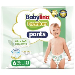 BABYLINO PANTS PREMIUM EXTRA LARGE No.6 31τμχ BABYLINO PANTS PREMIUM EXTRA LARGE No.6 31τμχ