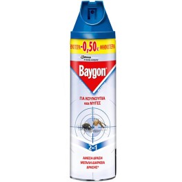 BAYGON SPRAY ΕΝΤΟΜΟΑΠΩΘΗΤΙΚΟ ΓΙΑ ΚΟΥΝΟΥΠΙΑ & ΜΥΓΕΣ 400ml BAYGON SPRAY ΕΝΤΟΜΟΑΠΩΘΗΤΙΚΟ ΓΙΑ ΚΟΥΝΟΥΠΙΑ & ΜΥΓΕΣ 400ml