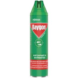 BAYGON ΣΠΡΕΙ ΓΙΑ ΚΑΤΣΑΡΙΔΕΣ & ΜΥΡΜΗΓΚΙΑ 400ml BAYGON ΣΠΡΕΙ ΓΙΑ ΚΑΤΣΑΡΙΔΕΣ & ΜΥΡΜΗΓΚΙΑ 400ml