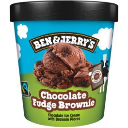 BEN & JERRY'S CHOCOLATE FUDGE BROWNIE 465ml