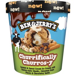 BEN & JERRY'S CHURRIFICALLY CHURROS-Y 465gr