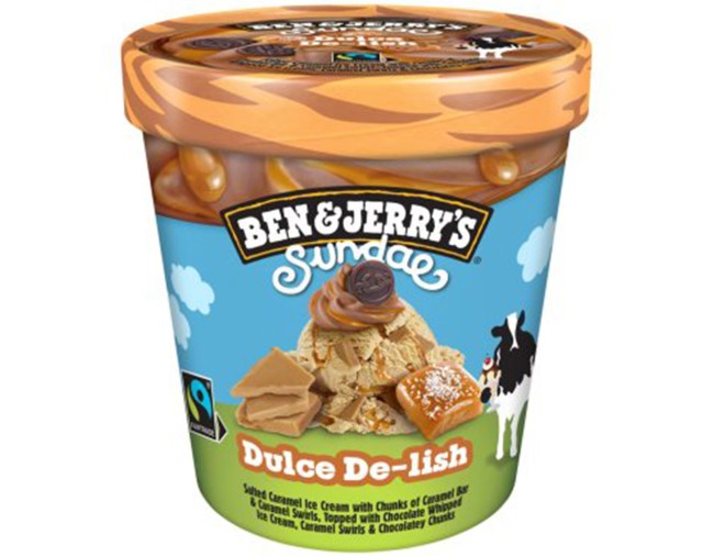 BEN & JERRY'S SUNDAE DYLCE DE-LISH 350gr ΕΒΔΟΜΑΔΙΑΙΕΣ ΠΡΟΣΦΟΡΕΣ