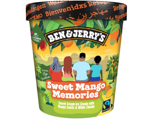 BEN & JERRY'S SWEET MANGO MEMORIES 465ml