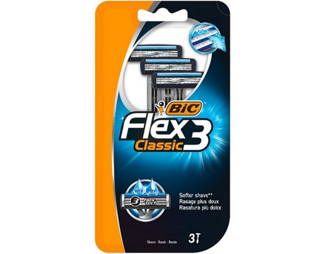 BIC FLEX 3 CLASSIC ΞΥΡΑΦΑΚΙΑ ΜΙΑΣ ΧΡΗΣΗΣ 3τμχ