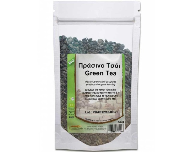 HEALTH TRADE ΠΡΑΣΙΝΟ ΤΣΑΙ ΒΙΟ 30gr