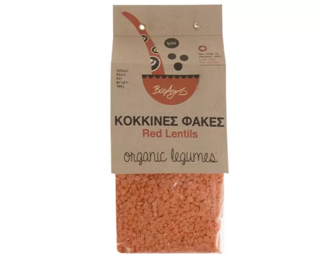 ΒΙΟΑΓΡΟΣ ΚΟΚΚΙΝΕΣ ΦΑΚΕΣ 500gr