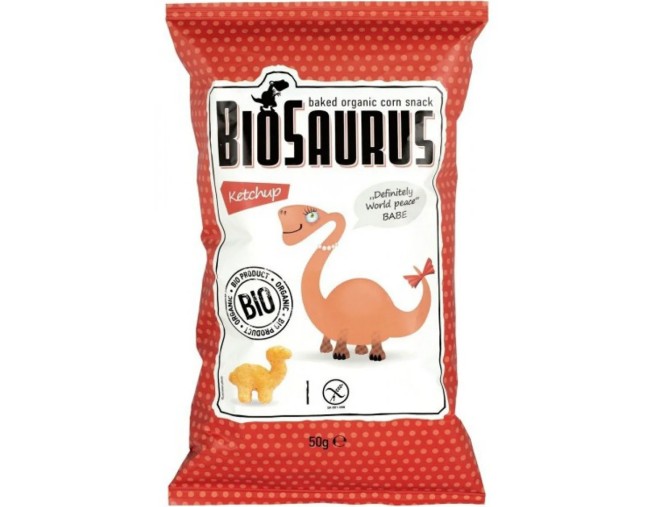BIOSAURUS ΓΑΡΙΔΑΚΙ ΜΕ ΚΕΤΣΑΠ BIO 50gr