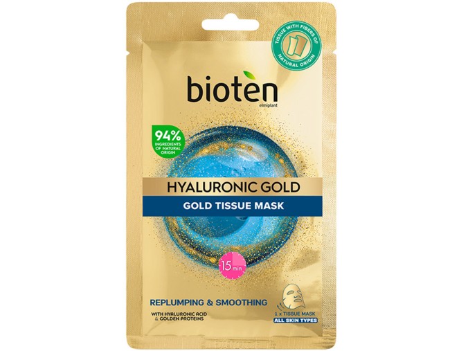 BIOTEN HYALURONIC GOLD TISSUE MASK 25ml