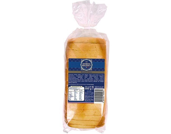 BRIOCHE GOURMET ΜΠΡΙΟΣ ΣΕ ΦΕΤΕΣ 500gr