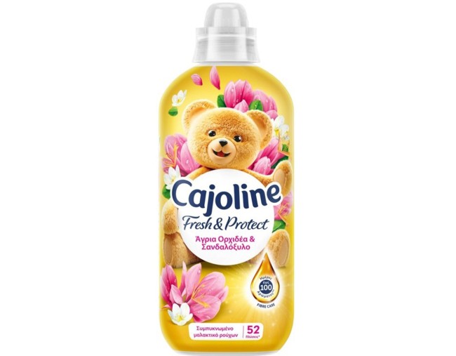 CAJOLINE FRESH & PROTECT ΣΥΜΠΥΚΝΩΜΕΝΟ ΜΑΛΑΚΤΙΚΟ ΑΓΡΙΑ ΟΡΧΙΔΕΑ & ΣΑΝΔΑΛΟΞΥΛΟ 52 ΜΕΖΟΥΡΕΣ 1096ml